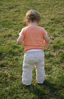 One of the first truly warm days of Spring, we walked around outside.  I like the colors in this picture.