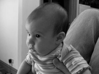 Although not originally slated as an artsy picture, we like the way this one turned out.  Plus, Audrey looks a lot like a Conover in this picture, which Laura likes.