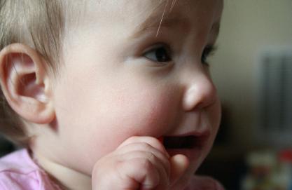 I like this picture, although I kind of think she looks like a panda bear chewing on her bamboo...