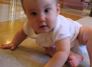 These are blurry, but what can you do when she's moving around so much?